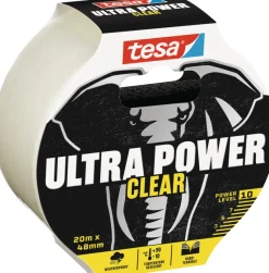 Tape^Tesa Ultra Power klar reparasjonstape 48 mm x 20 meter