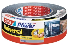 Tape^Tesa Universal gaffatape sølv 50 mm x 50 meter