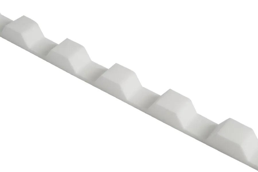 Takplater^Rias Tetningslist til glassklar trapes takplate 10-pk. Hvit