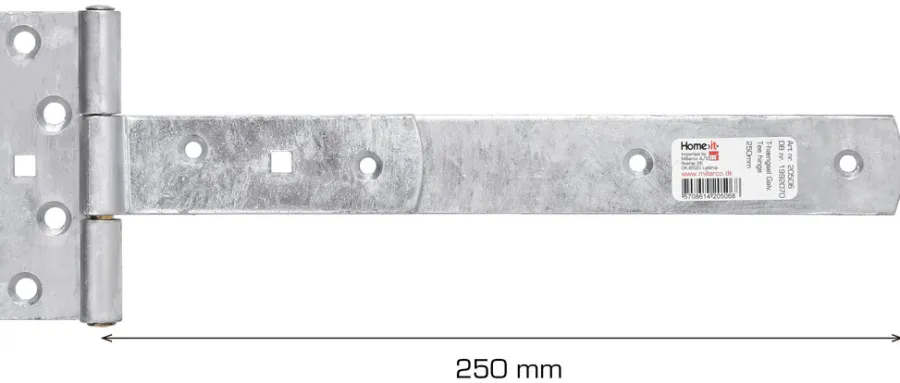 Grep & Hengsler^Home it T-hengsel galvanisert 250 mm