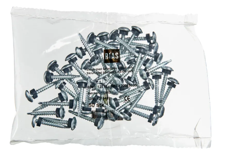 Takplater^Rias Tilbehørspakke for termotak 10 mm -