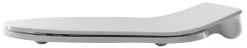 Toalettseter^Nautic Toalettsete D-Shape slim soft close hvit