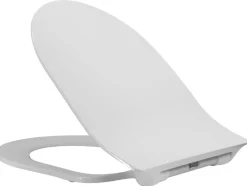 Toalettseter^Nautic Toalettsete D-Shape slim soft close hvit