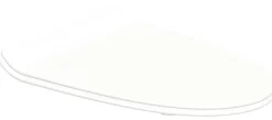 Toalettseter^ Toalettsete til Ifö Cera hvit slimline med soft close