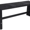 Sesongavslutning|Hagebenker^ Trallebenk Atlanta svart 110 x 32,5 cm - Sunlife®