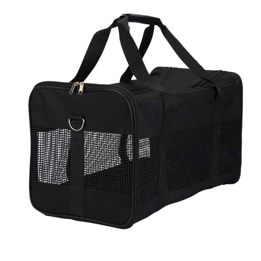 Hunde- Og Katteartikler^Petzone Transportveske til hund/katt str. L - Svart