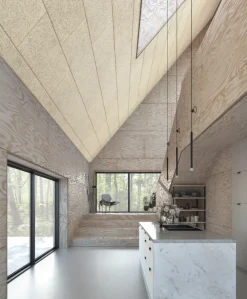 Takpanel|Akustikkpanel^Fibrolith Trebetong takplate 25 mm natur