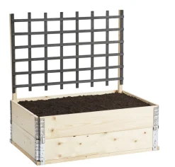 Espalier^Garden Treespalier til høybed 116 x 78 cm - ® Svart