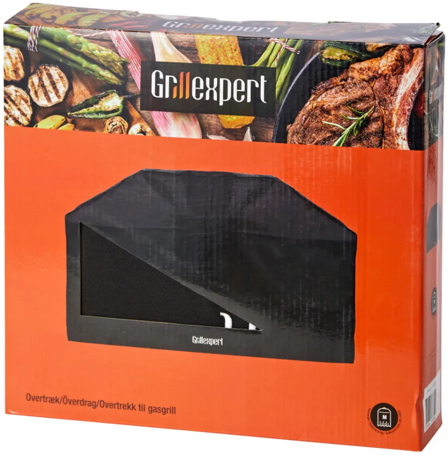 Grilltilbehør^Grillexpert Trekk til gassgrill deluxe-utgave str. M