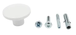 Knagger & Knaggrekker|Grep & Hengsler^Home it Treknott Ø45 mm hvit eik