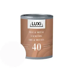 Tre- Og Metallmaling^Luxi Tre- & metallmaling 0,75 liter - Hvit