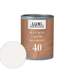 Tre- Og Metallmaling^Luxi Tre- & metall 40 motehvit 0,75 liter - Motehvit (NCS-kode S1002-Y20R)