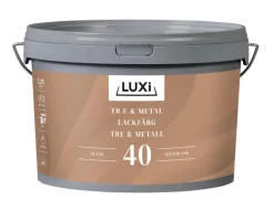 Tre- Og Metallmaling^Luxi Tre- og metallmaling 2,5 liter - Svart