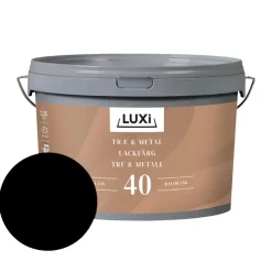 Tre- Og Metallmaling^Luxi Tre- og metallmaling 2,5 liter - Svart