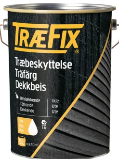 Trebeskyttelse^Træfix dekkbeis oljebasert steingrå 5 liter Steingrå (svarende til NCS S 4500-N og RAL 7042)
