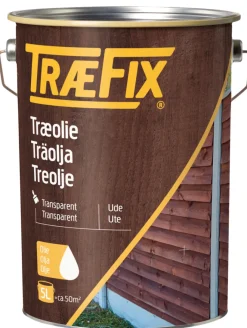 Treolje^Træfix treolje transparent 5 liter Gyllen