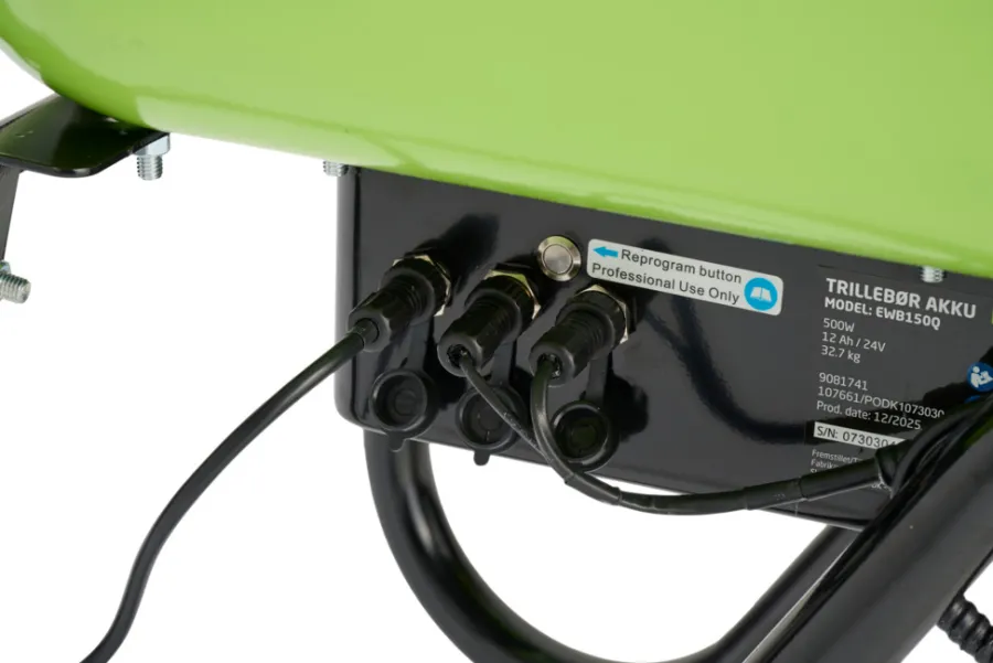 Trillebår^Garden Trillebår batteridrevet 24 V 12 Ah - ®