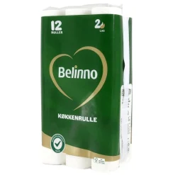 Husholdningsartikler^Belinno Tørkerull 12 ruller -