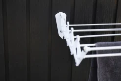 Tørkestativer^ Tørkestativ vegghengt 4,8 meter Hvit
