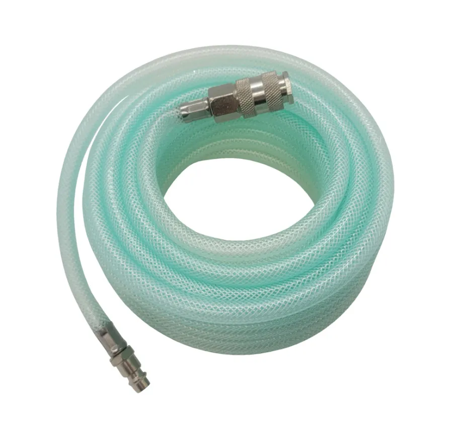 Kompressor^ Trykkluftslange 1/4" 10 meter m/lynkobling