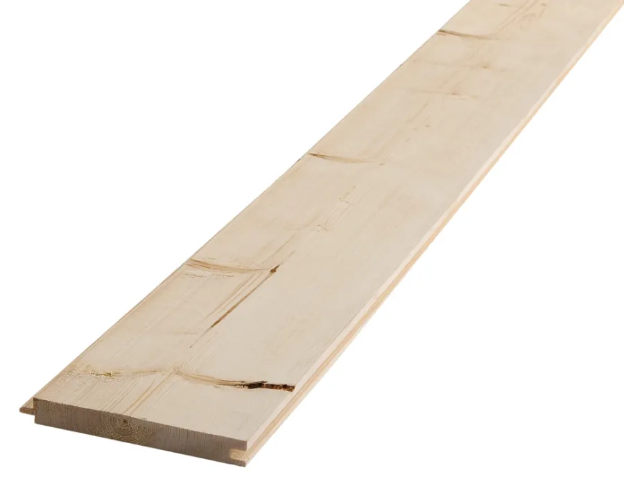 Ubehandlet Tre^Moelven Underpanel 15x120x4200 mm G-F