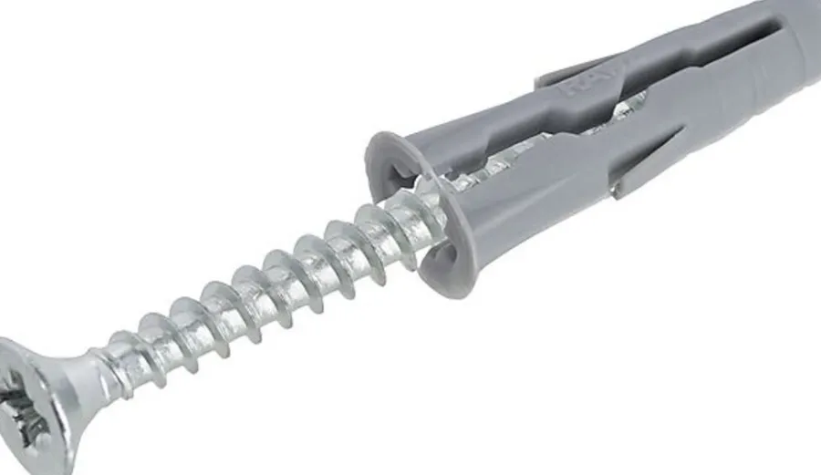 Plugger & Dybler^Heco Universalplugg med skrue 8 x 50 mm