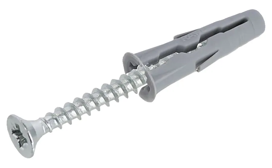 Plugger & Dybler^Heco Universalplugg med skrue 6 x 40 mm