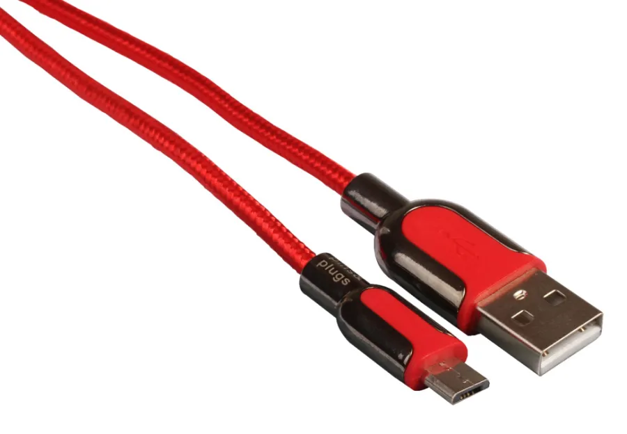 Lyd & Tilbehør Til Mobiltelefoner|Kabler & Adaptere^PhoneFood USB-A til micro USB kabel - 3 meter