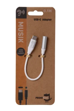 Lyd & Tilbehør Til Mobiltelefoner|Kabler & Adaptere^PhoneFood USB-C til jackplugg-adapter