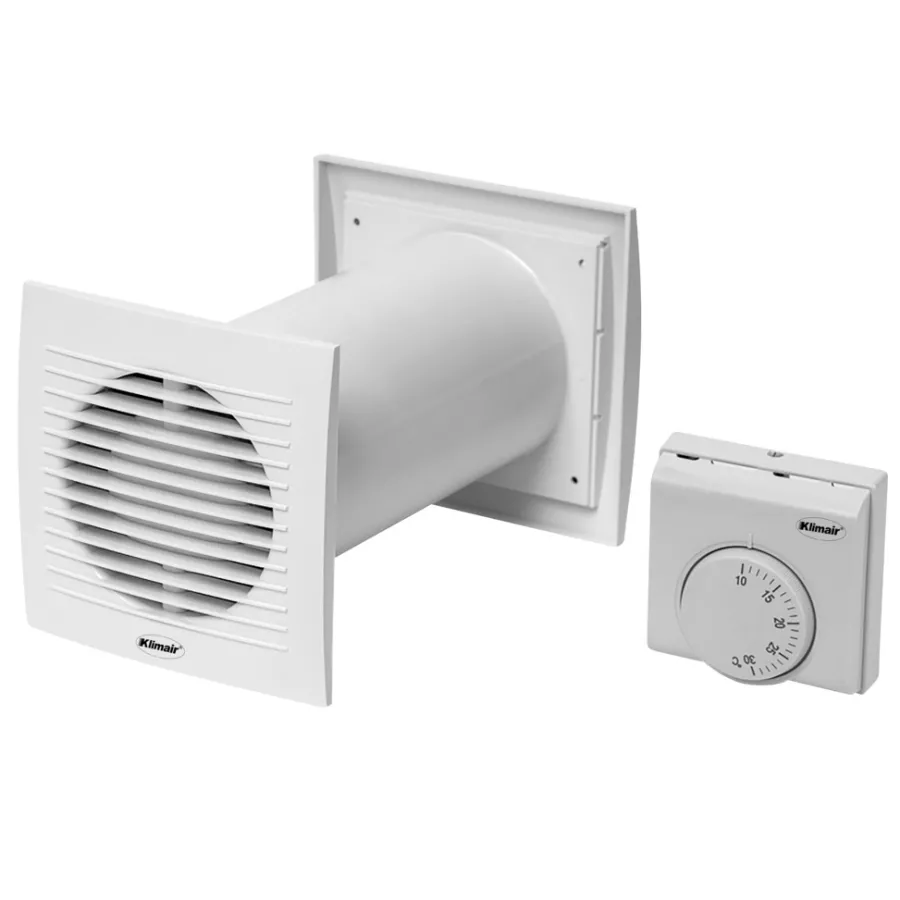 Ventilasjon^Klimair Varmeflytter med termostat -