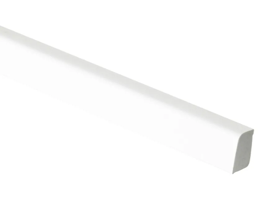 Lister^Hornbaek Vaskelist plast hvit – 15 x 22 x 3000 mm