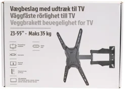 Veggfeste Til Tv^ Veggfeste til TV uttrekk/vipp 23-55