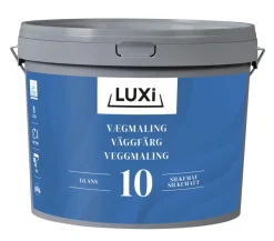 Veggmaling^Luxi Veggmaling glans 10 motehvit 9,1 liter - Motehvit (NCS-kode s1002-y20r)