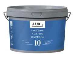 Veggmaling^Luxi Veggmaling 10 2,5 liter - Hvit