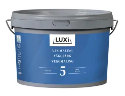 Veggmaling^Luxi Veggmaling 5 2,25 liter - Hvit