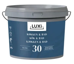 Veggmaling^Luxi Veggmaling kjøkken/bad mote hvit 4,5 liter - motehvit (NCS-kode s1002-y20r)