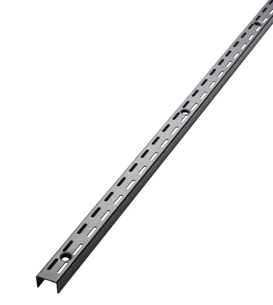 Veggskinner & Hylleknekter^Home it Veggoppheng t/Rack-systemet 100 cm - svart