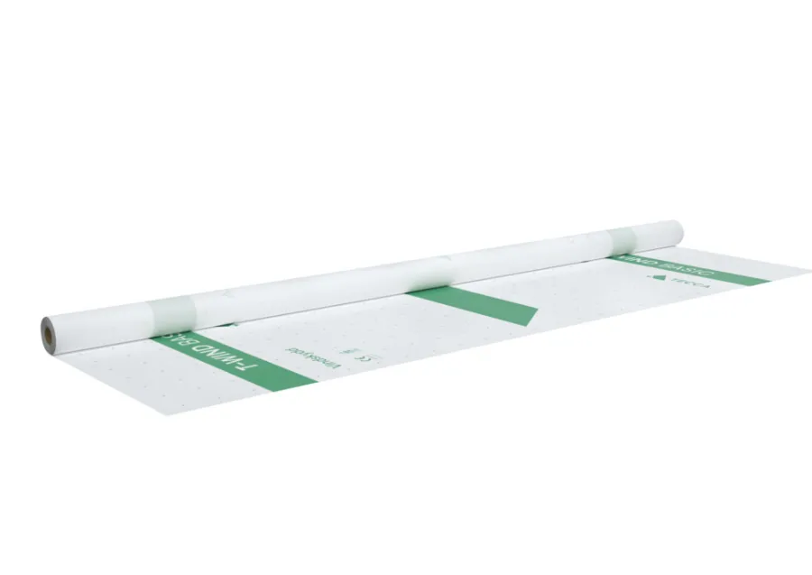 Isolasjon^Tecca Vindbeskyttelse T-Wind Basic Hvit 2,75 x 12,5 meter -