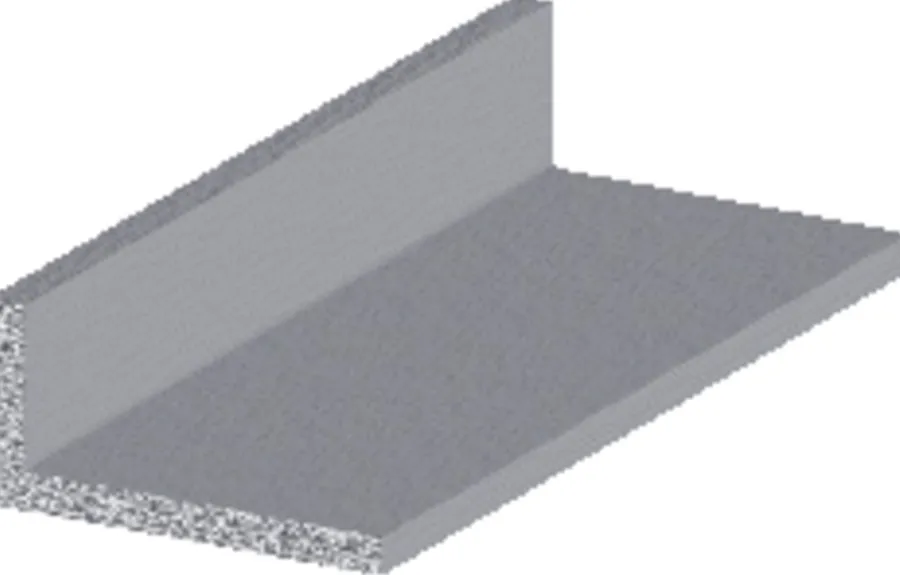Profillister^ Vinkellist aluminium - 15 x 30 mm x 1 meter