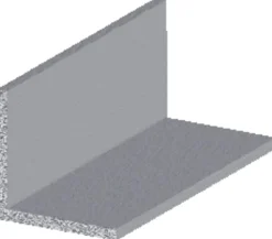 Profillister^ Vinkellist aluminium - 25 x 25 mm x 1 meter