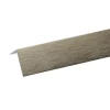 Profillister^ Vinkellist børstet aluminium 30 x 15 mm x 2 meter