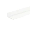 Profillister^ Vinkellist hvit - 15 x 15 mm x 1 meter