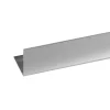 Profillister^ Vinkellist sølv - 15 x 15 mm x 1 meter