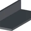 Profillister^ Vinkellist svart pvc - 30 x 20 mm x 2 meter