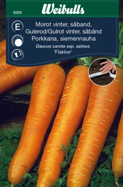 Frø^Weibulls Vintergulrot, såbånd "Flakker"