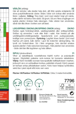 Frø^Weibulls Vårløk "White Lisbon"
