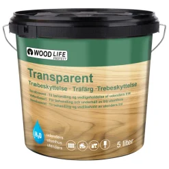 Trebeskyttelse^Woodlife teak trebeskyttelse 5 liter Teakpigmentert